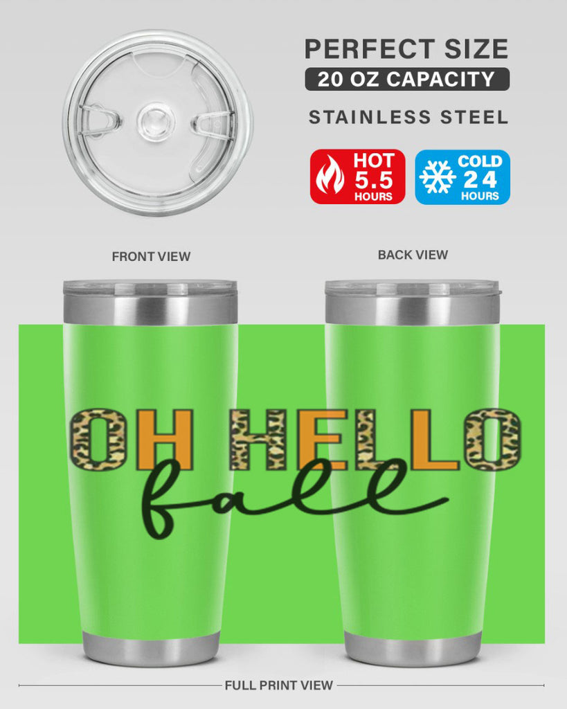 Oh hello fall 451#- fall- Tumbler