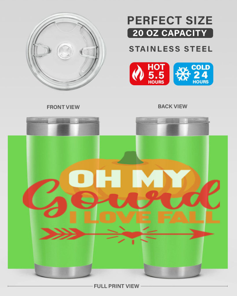 OhMyGourdILove 459#- fall- Tumbler