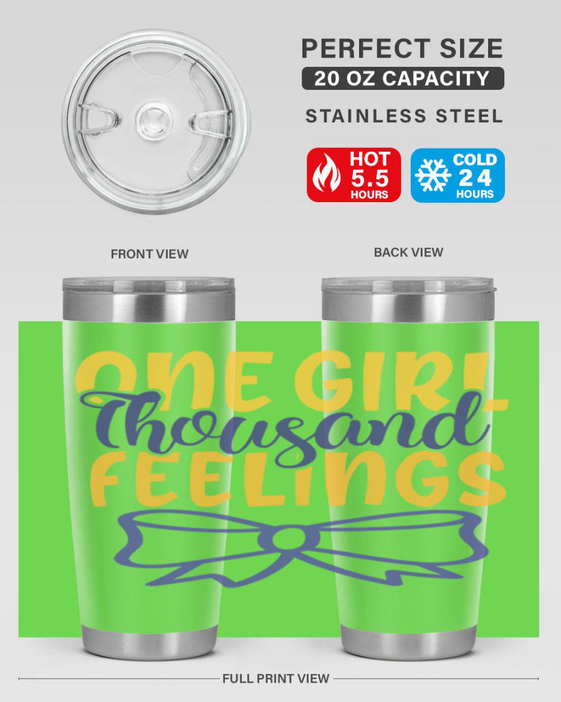 One Girl Thousand Feelings Style 208#- baby- tumbler