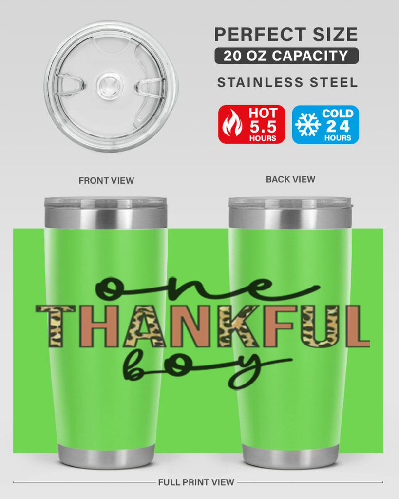 One thankful boy 462#- fall- Tumbler