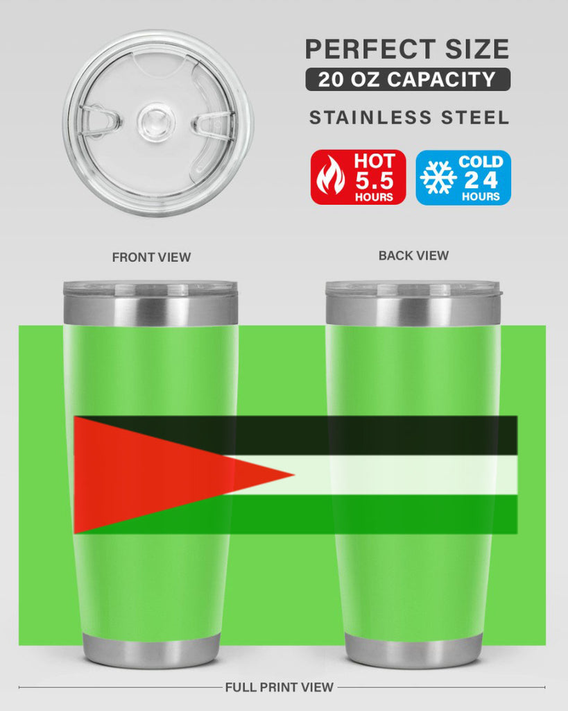 Palestine 64#- world flags- Tumbler