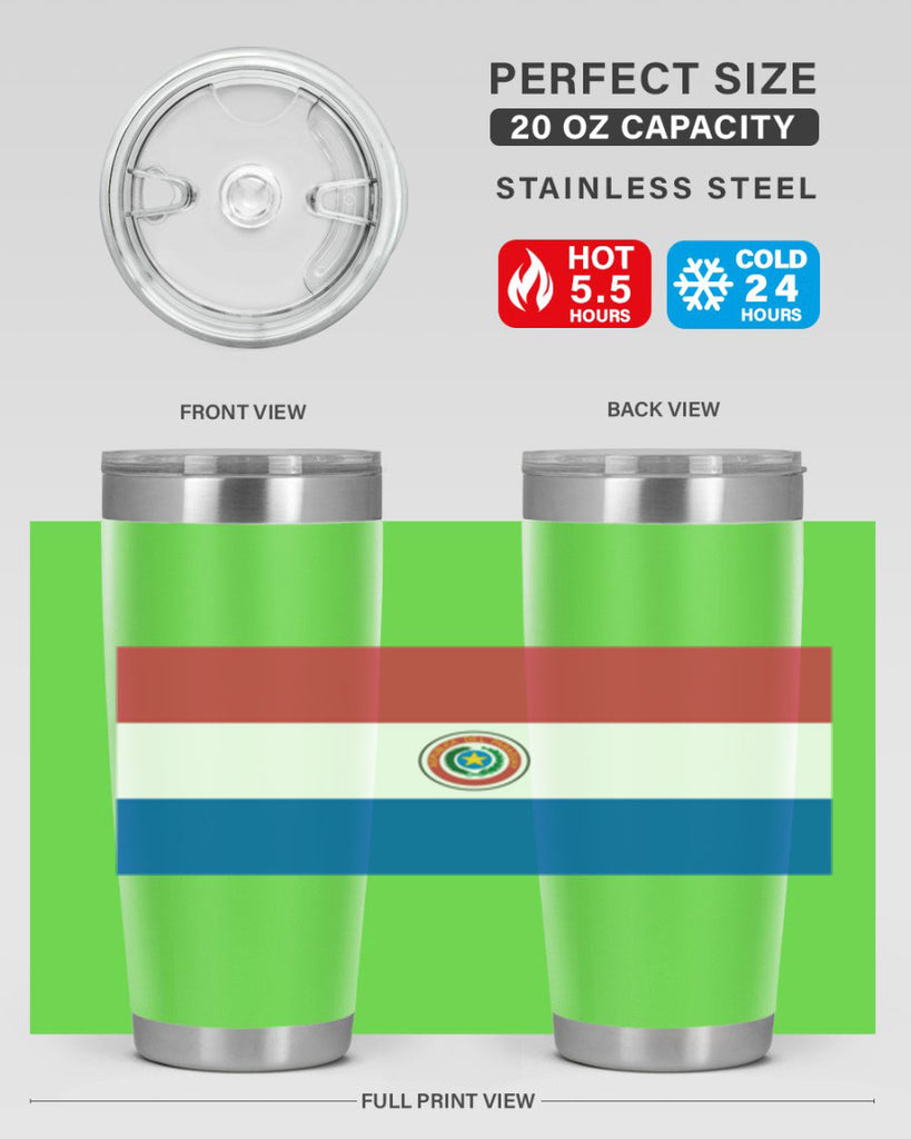 Paraguay 61#- world flags- Tumbler