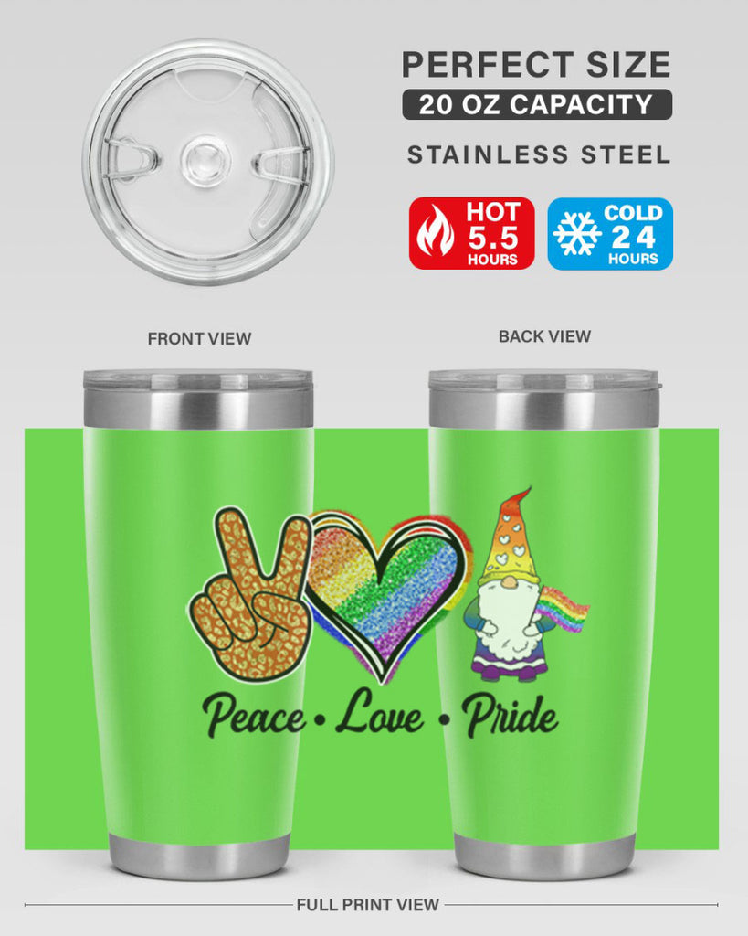 Peace Love Gnome Lgbt Flag  54#- lgbt- Tumbler