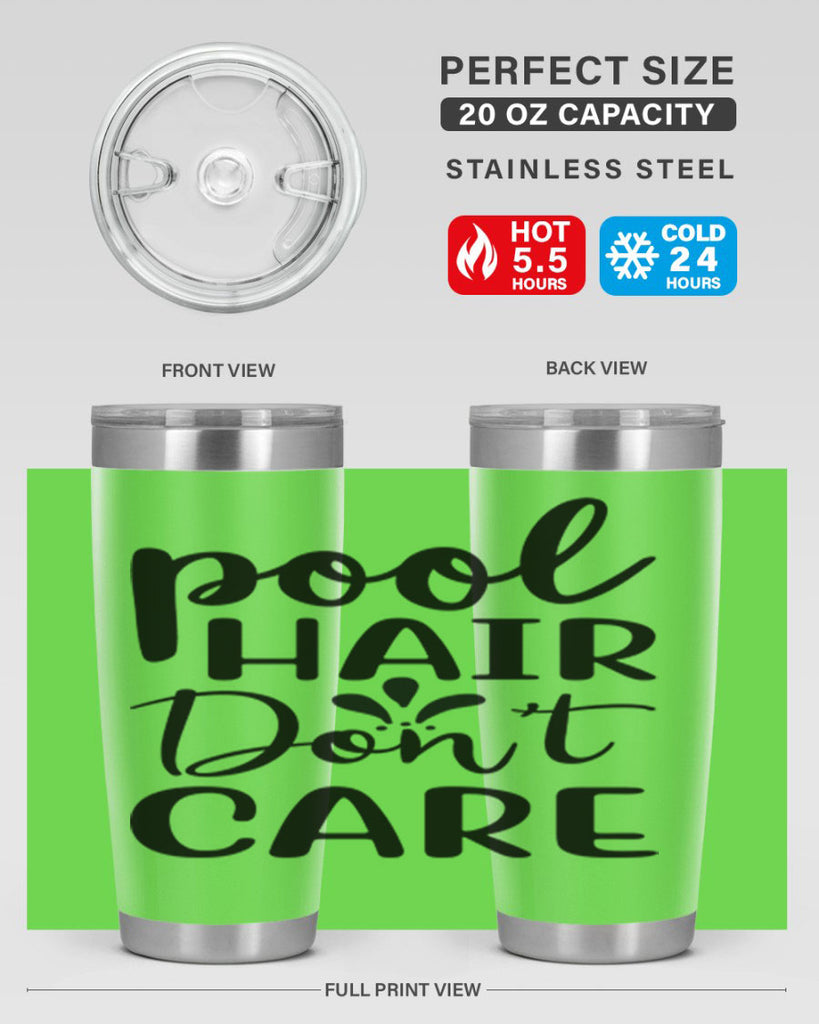 Pool hair dont care 544#- mermaid- Tumbler