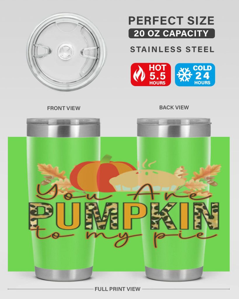 Pumpkin Pie Fall 531#- fall- Tumbler