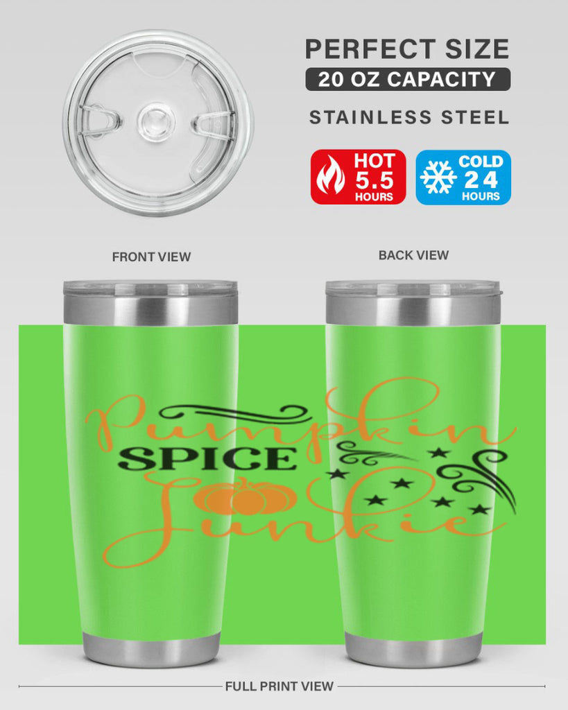 Pumpkin Spice Junkie 549#- fall- Tumbler