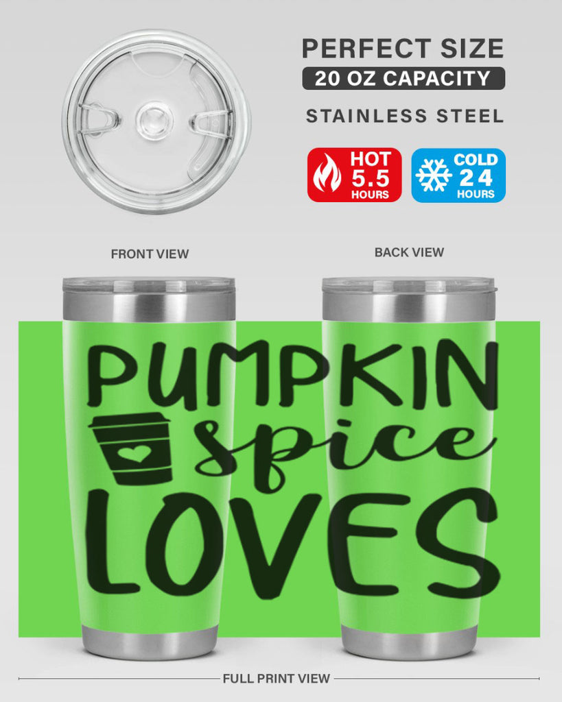 Pumpkin Spice Loves 555#- fall- Tumbler