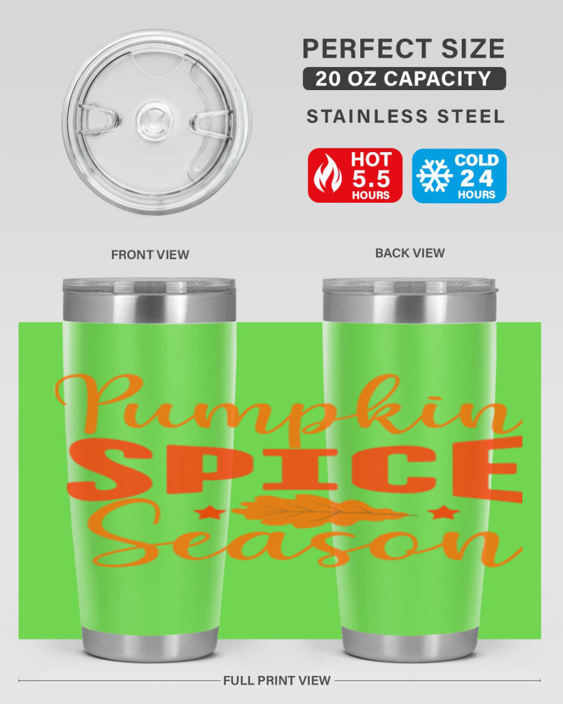 Pumpkin Spice Season Design 557#- fall- Tumbler