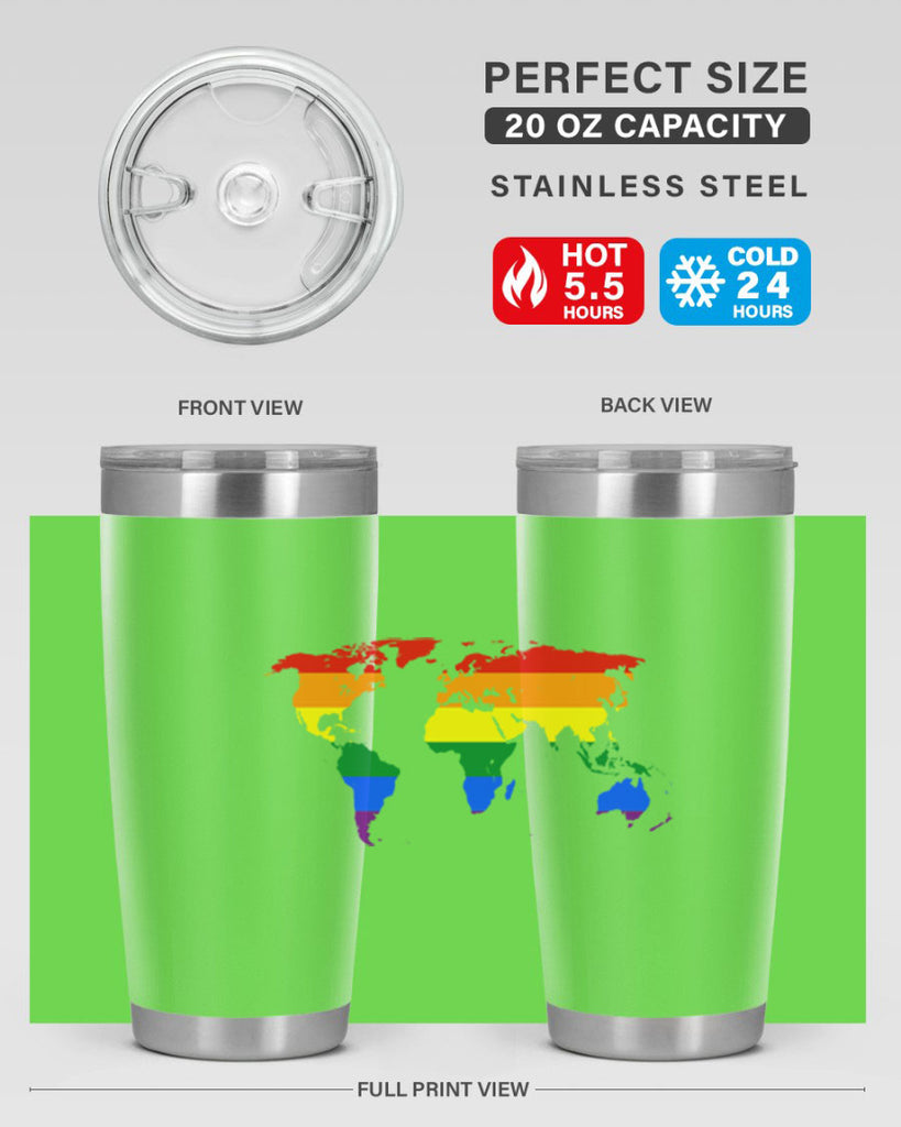 Rainbow World map 3#- lgbt- Tumbler