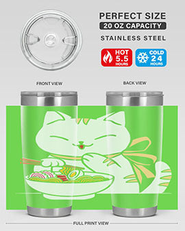 Ramen Cat Kawaii Anime Tee Japanese 280#- anime- Tumbler