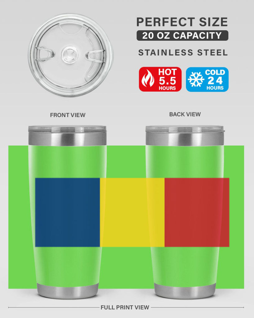 Romania 55#- world flags- Tumbler