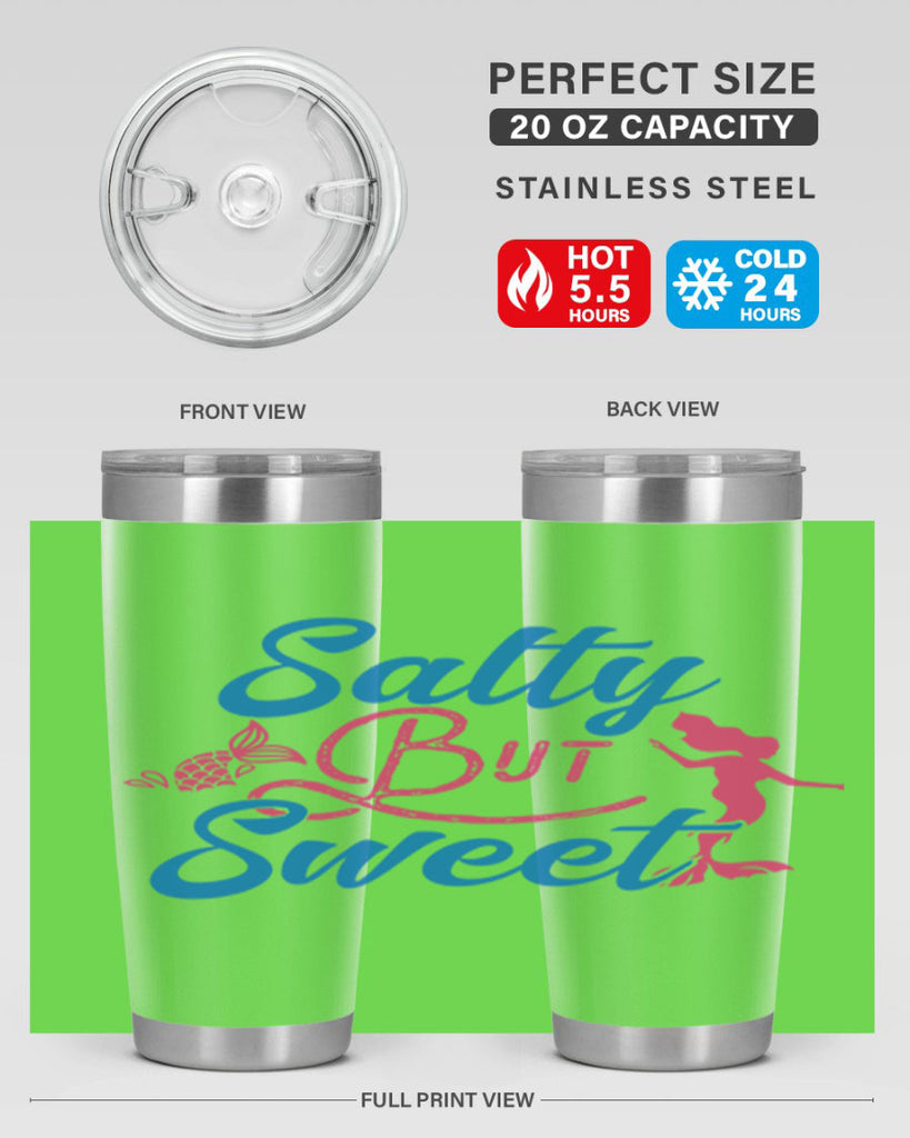 Salty But Sweet 563#- mermaid- Tumbler