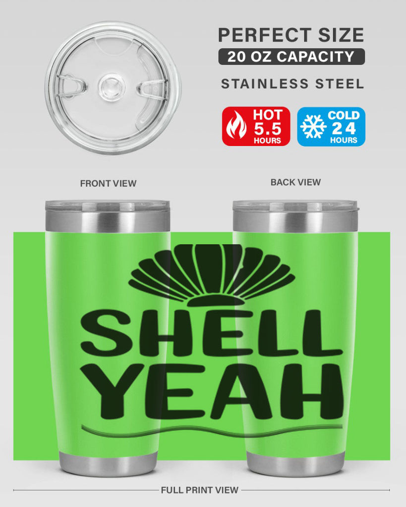 Shell yeah 597#- mermaid- Tumbler