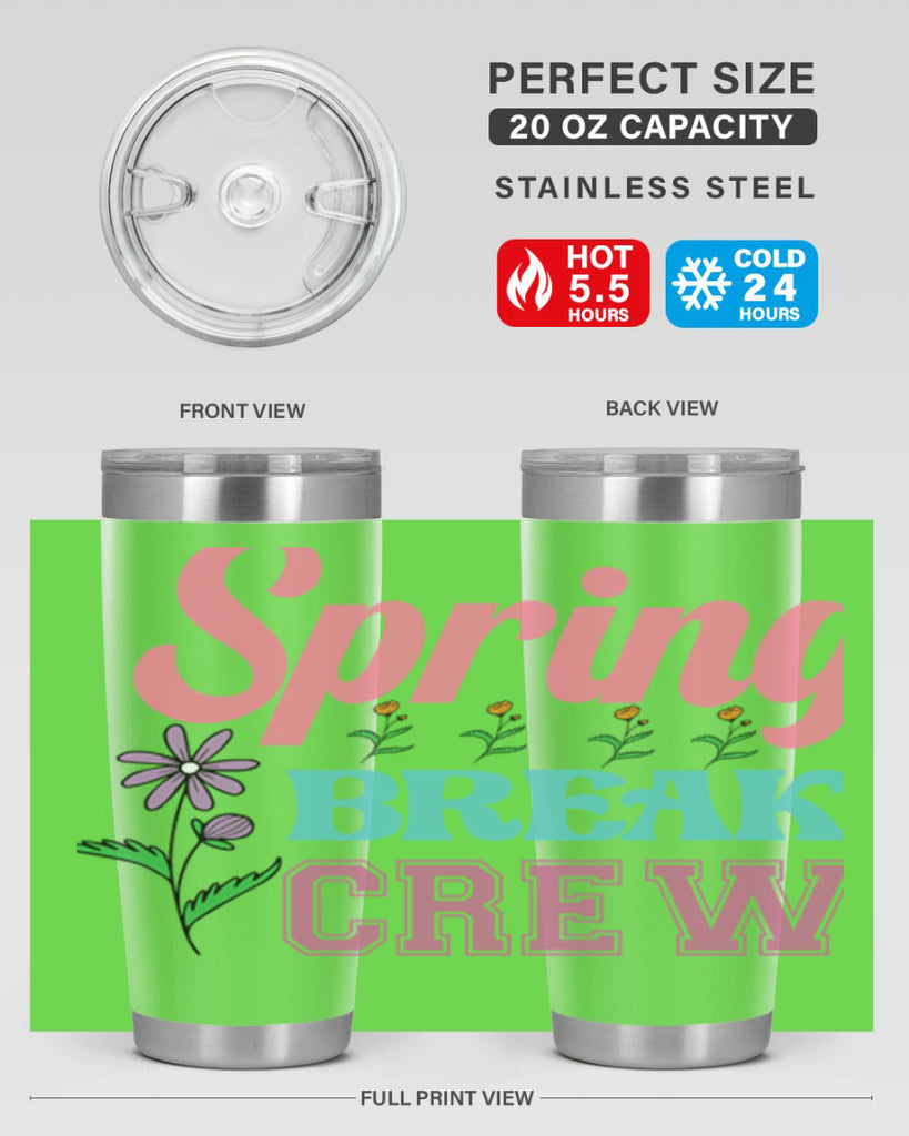 Spring Break Crew  484#- spring- Tumbler
