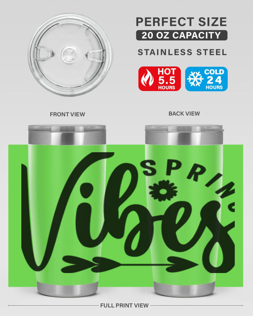 Spring Vibes478#- spring- Tumbler