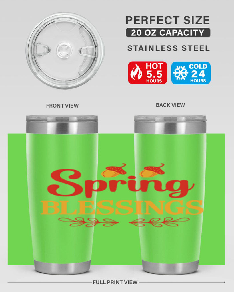 Spring blessings 421#- spring- Tumbler