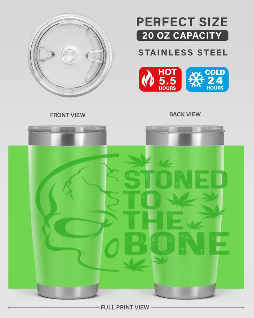 Stone To The Bone 252#- marijuana- Tumbler