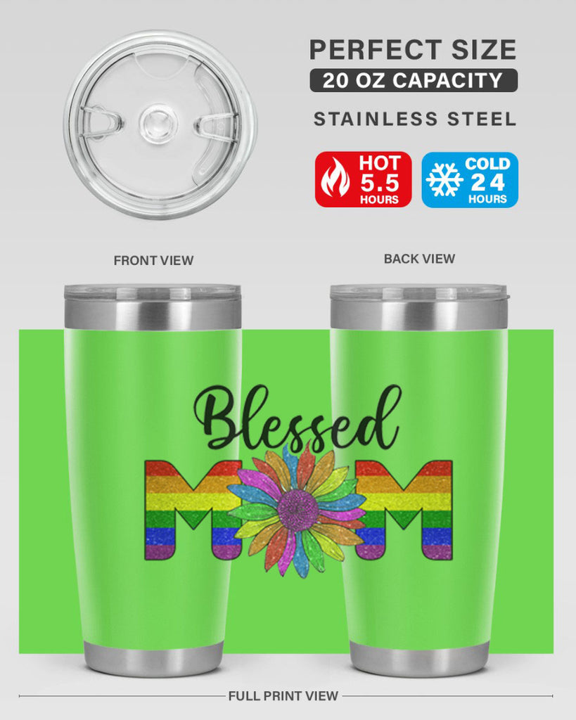 Sunflower Lgbt Blessed Mom  51#- lgbt- Tumbler