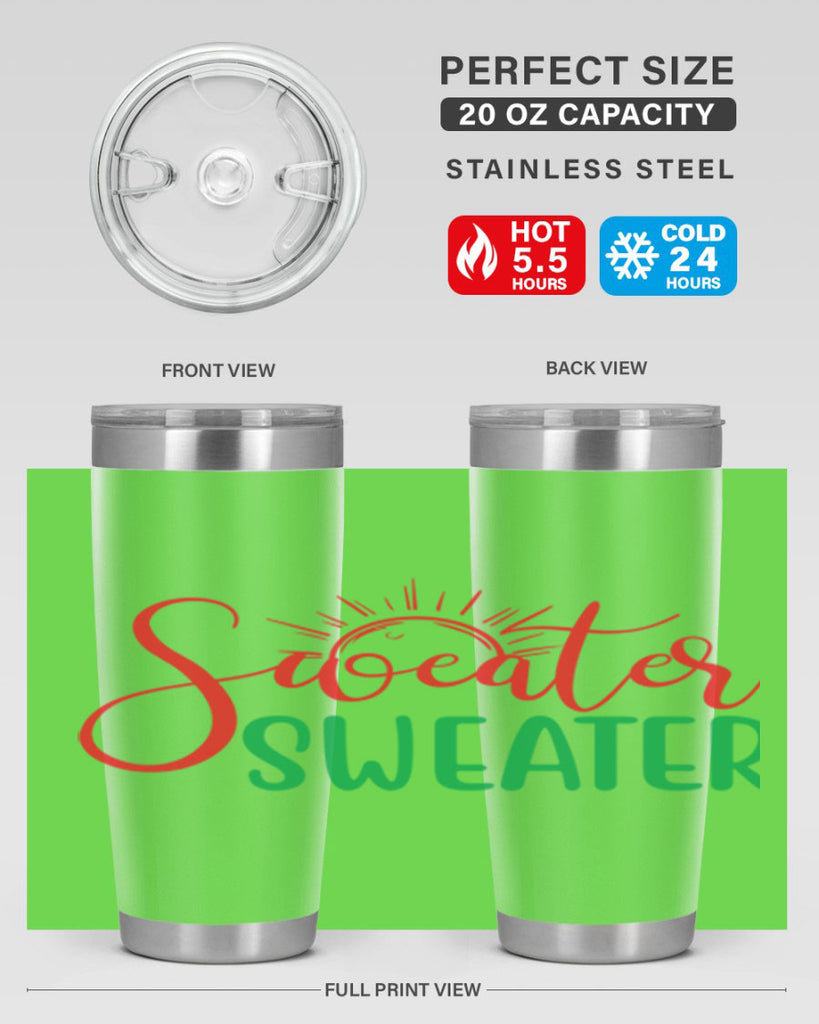 Sweater Weather 583#- fall- Tumbler