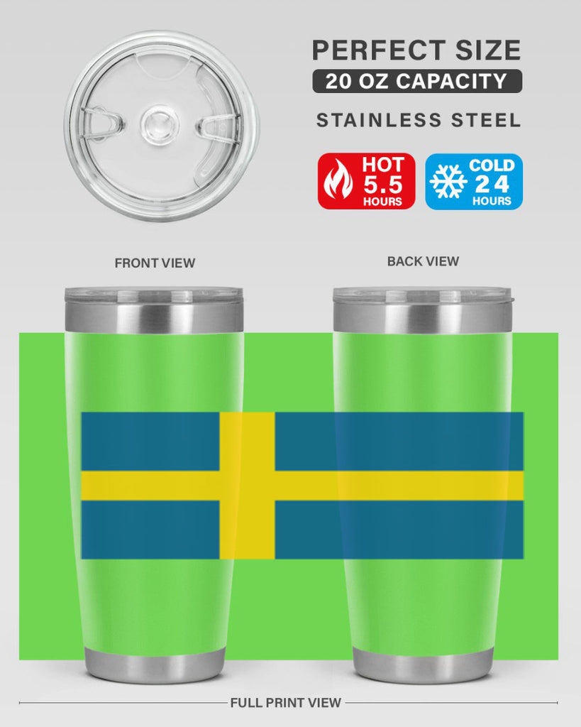 Sweden 29#- world flags- Tumbler