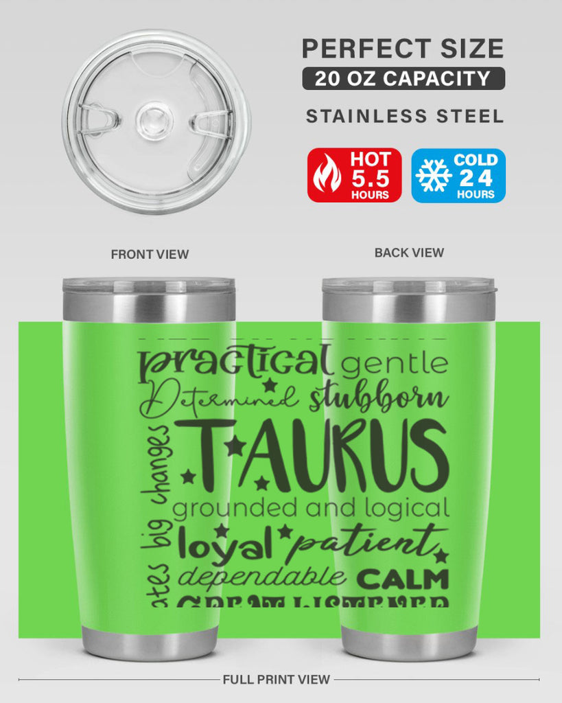 Taurus 573#- zodiac- Tumbler