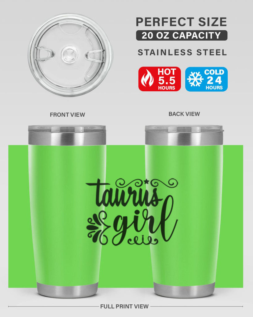 Taurus girl 499#- zodiac- Tumbler