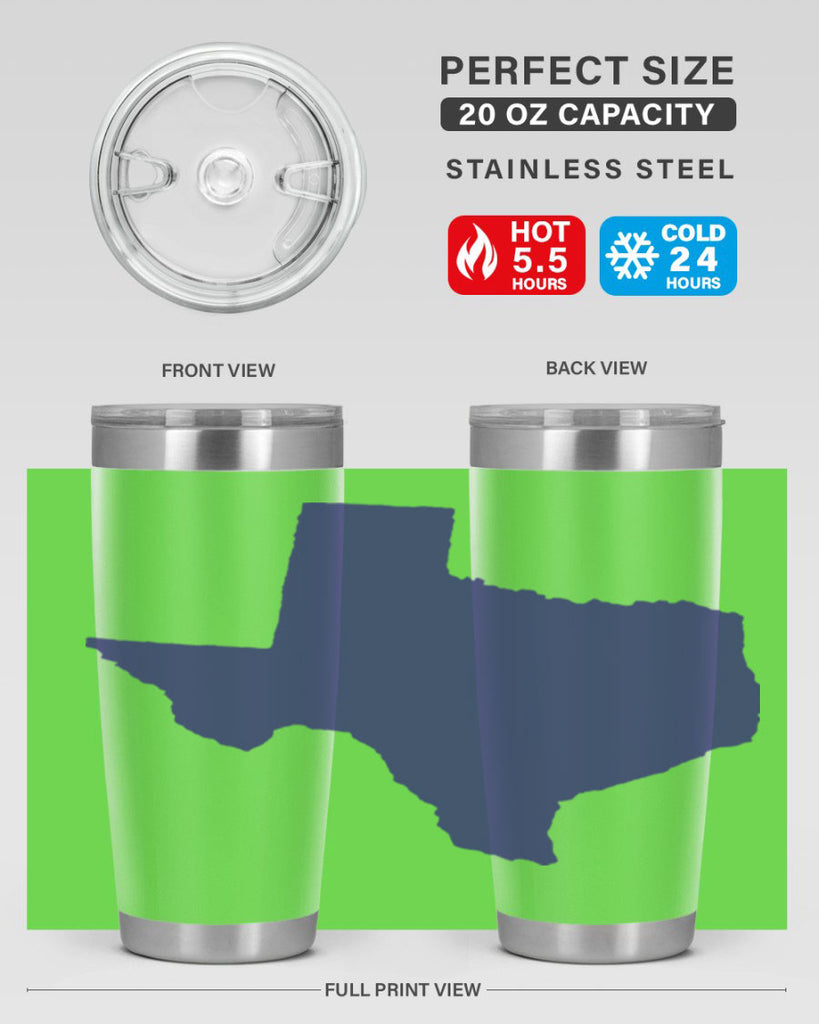 Texas 8#- stateflags- Tumbler