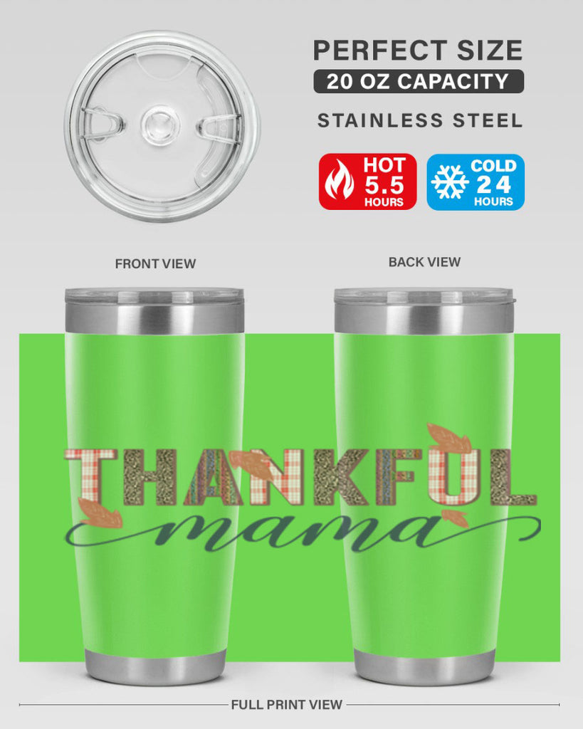 Thankful mama 606#- fall- Tumbler