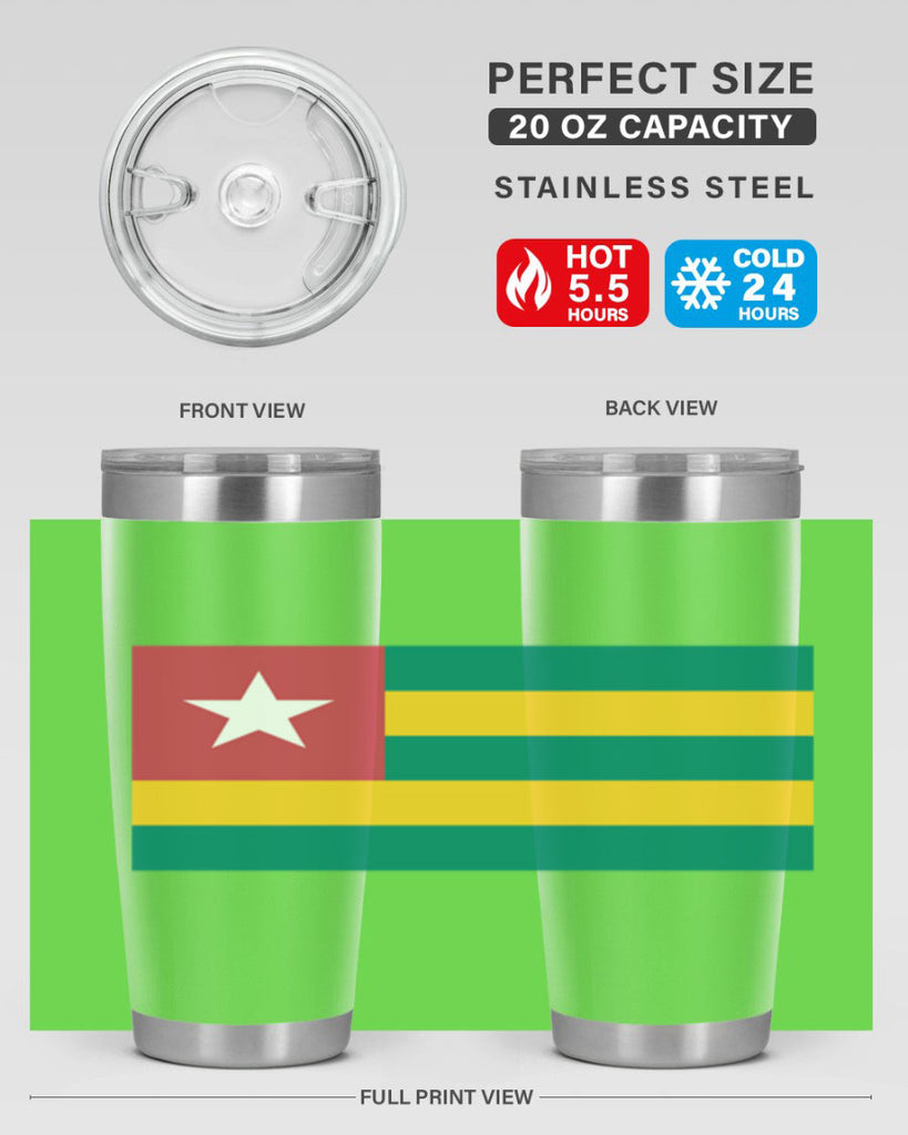 Togo 21#- world flags- Tumbler