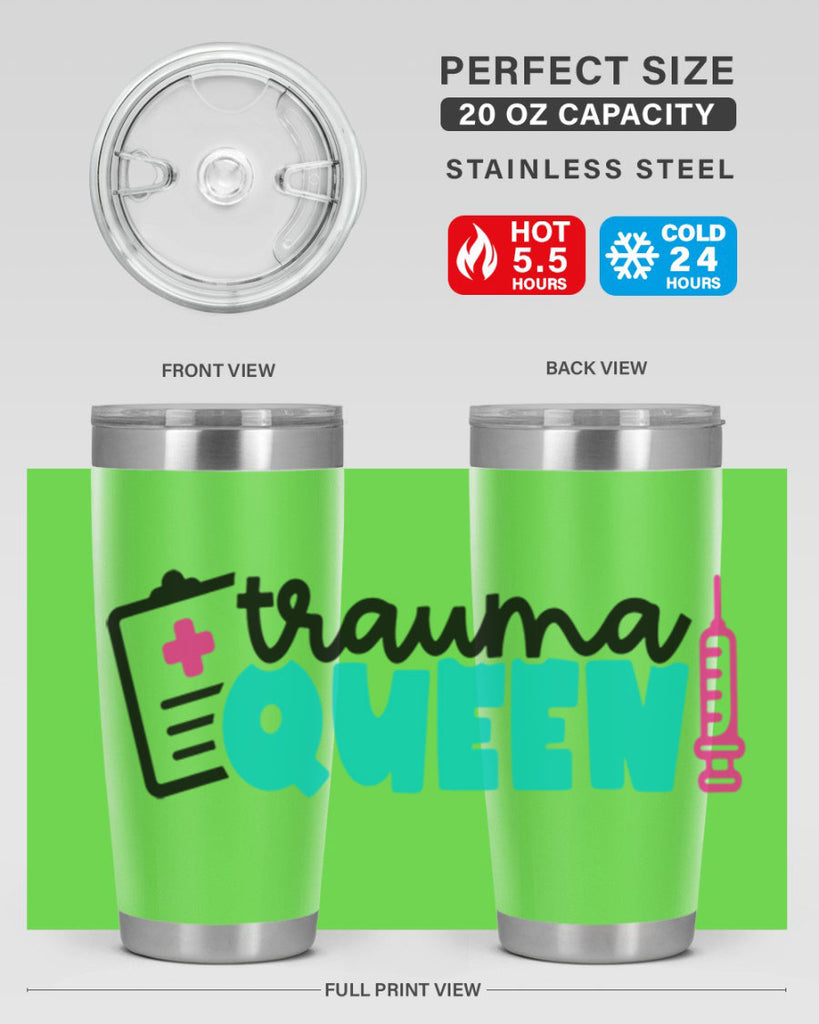 Trauma Queen Style Style 11#- nurse- tumbler