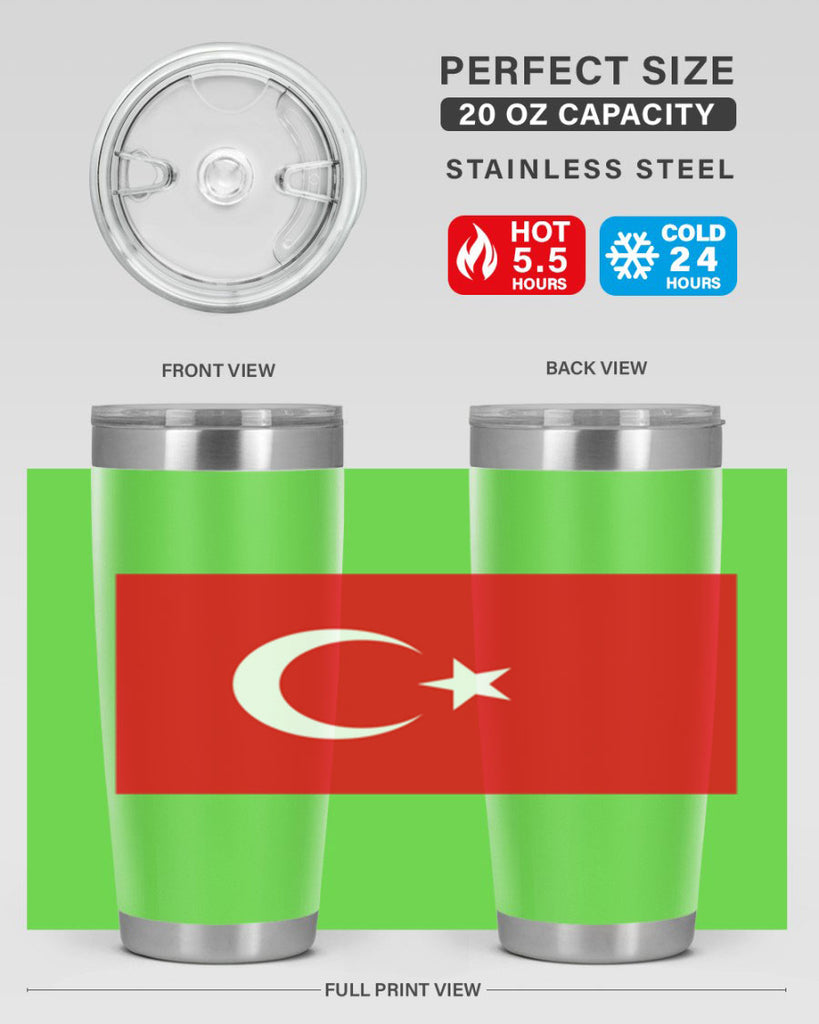 Turkey 17#- world flags- Tumbler