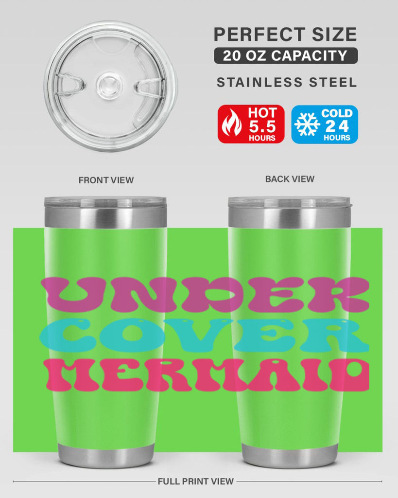 Under Cover Mermaid 635#- mermaid- Tumbler