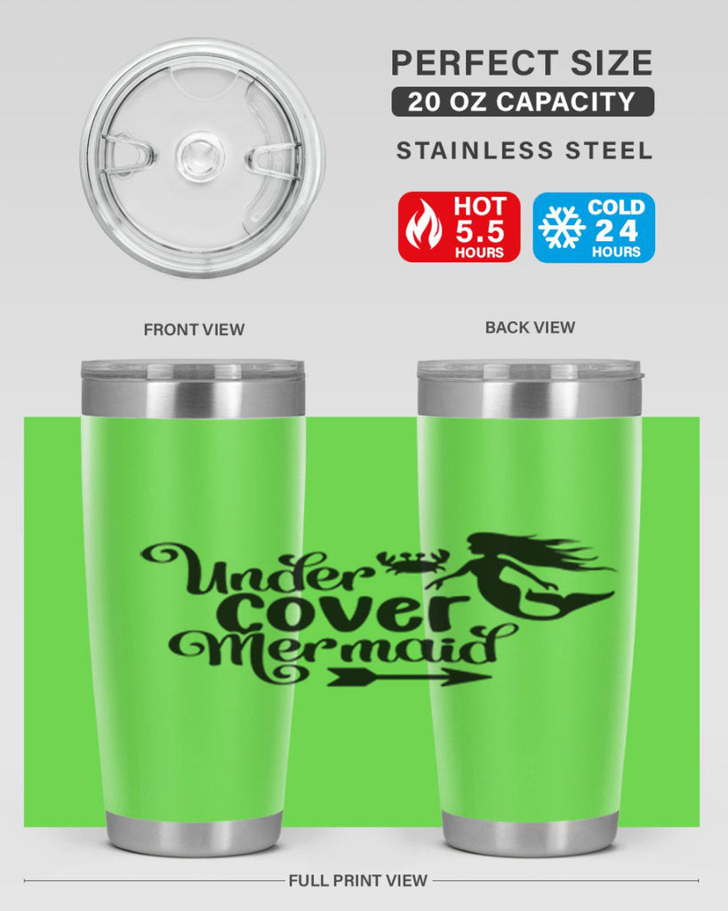 Under Cover Mermaid 641#- mermaid- Tumbler