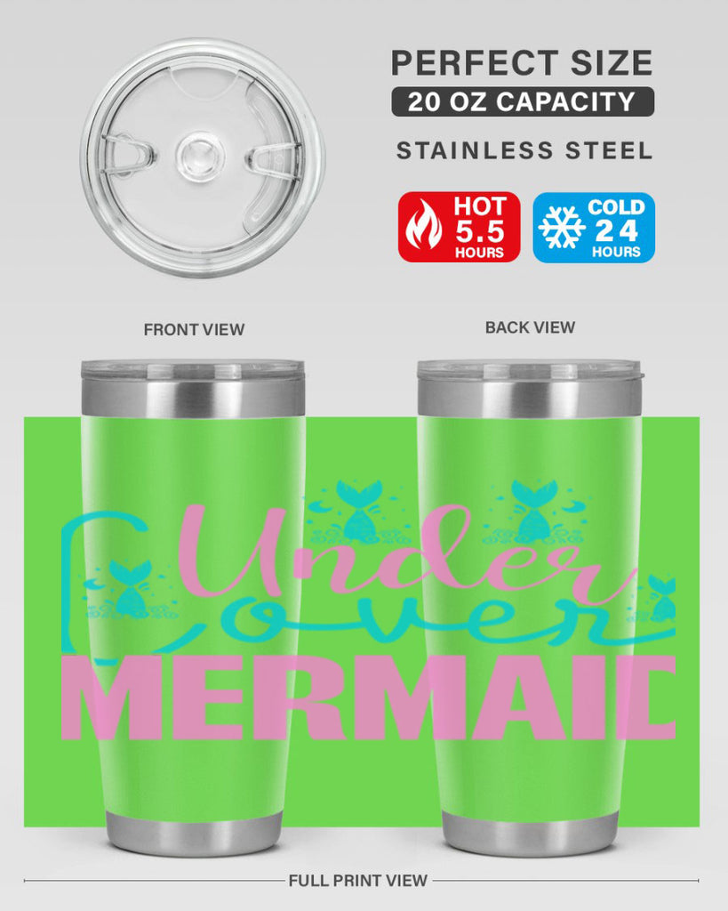 Under Cover Mermaid 643#- mermaid- Tumbler