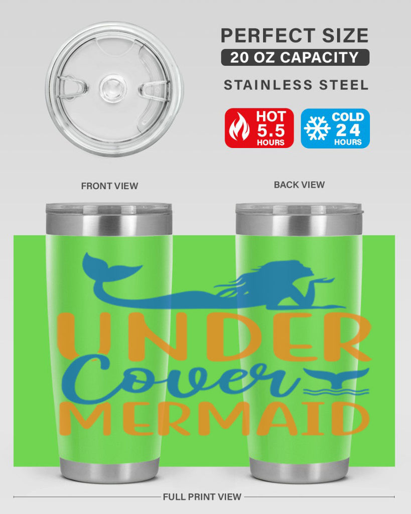 Under Cover Mermaid 644#- mermaid- Tumbler