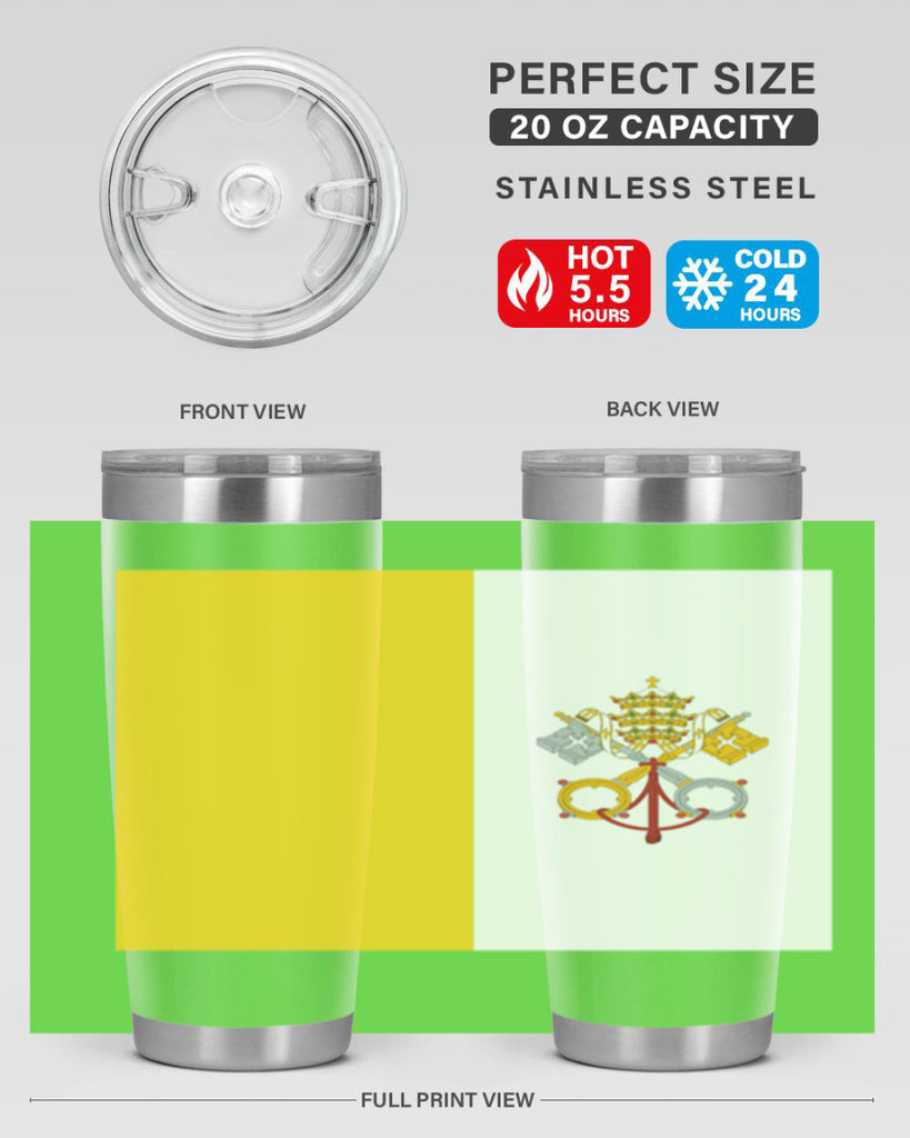 Vatican City 6#- world flags- Tumbler