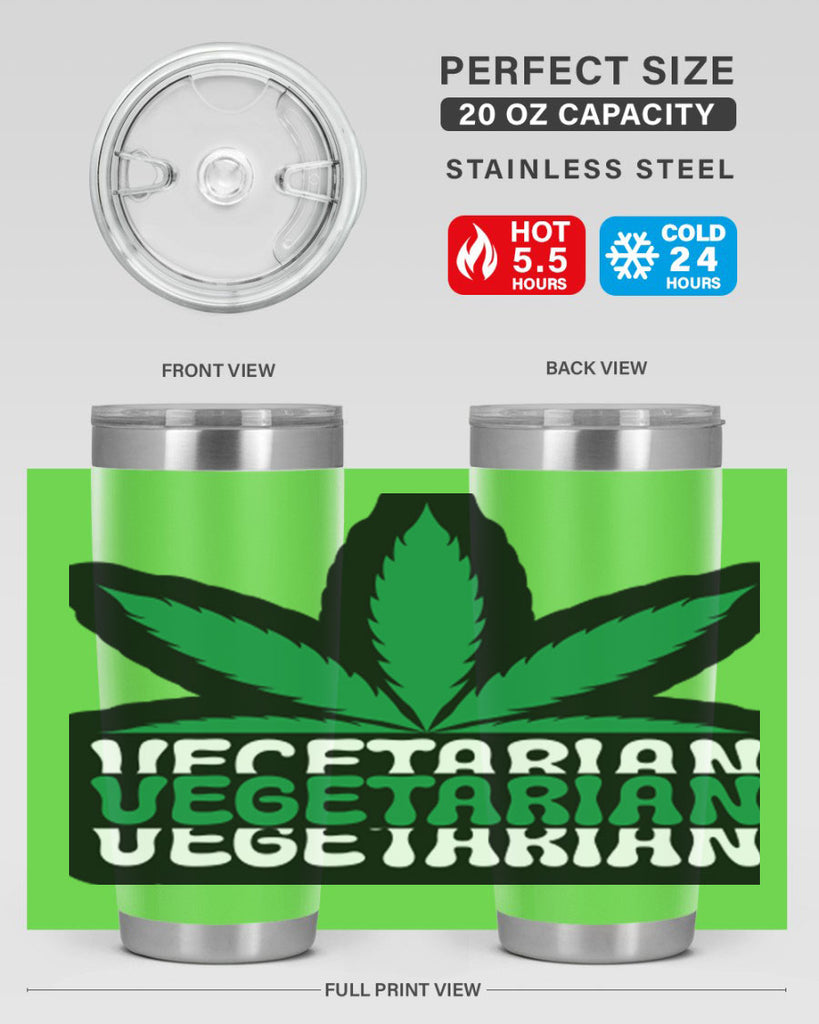 Vegetarian 271#- marijuana- Tumbler