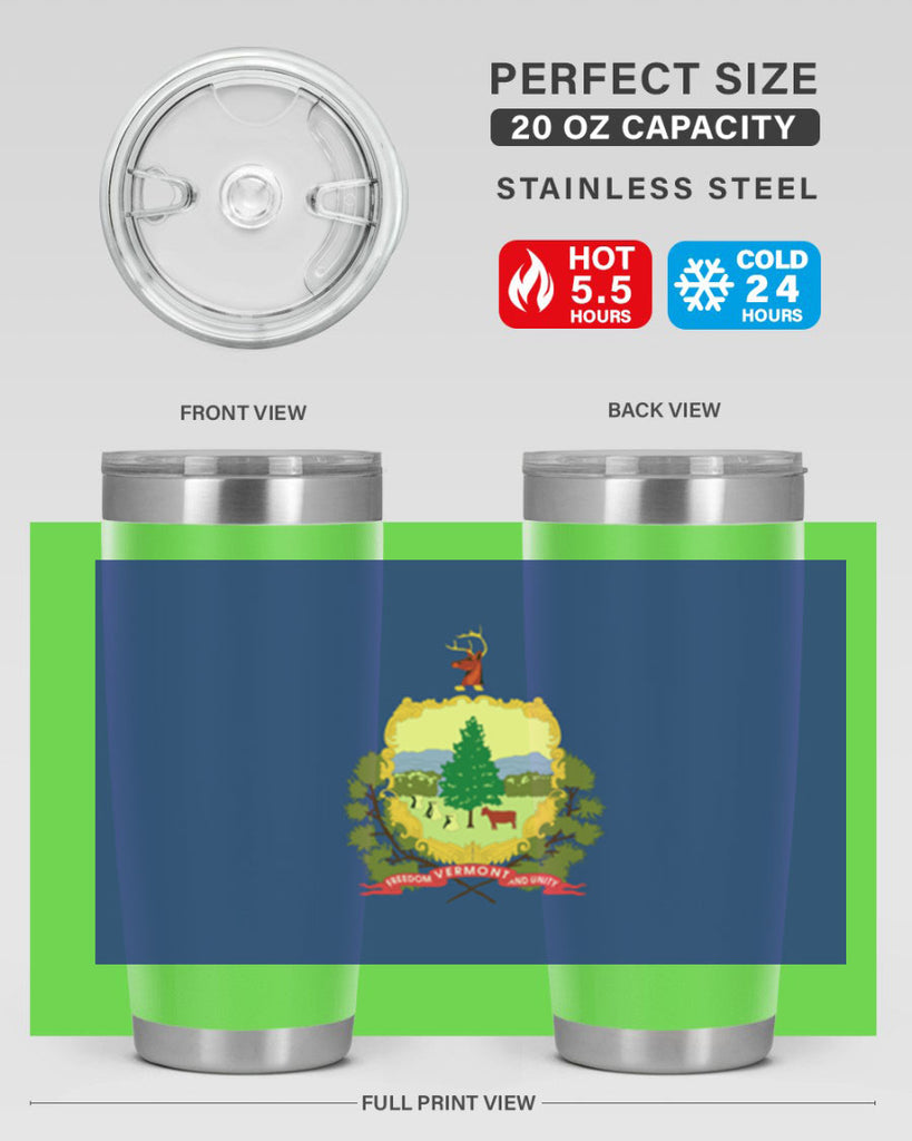 Vermont 7#- Us Flags- Tumbler