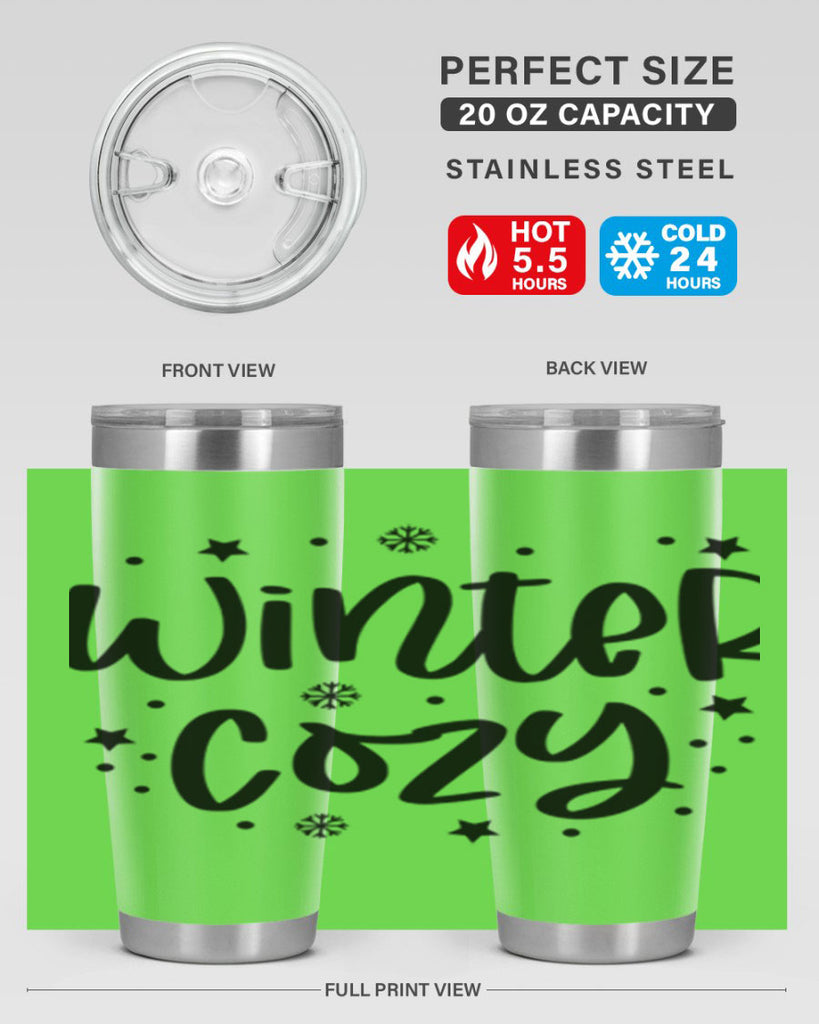 Winter Cozy498#- winter- Tumbler