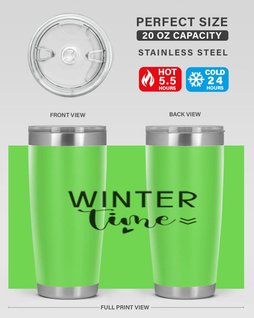 Winter Time 526#- winter- Tumbler