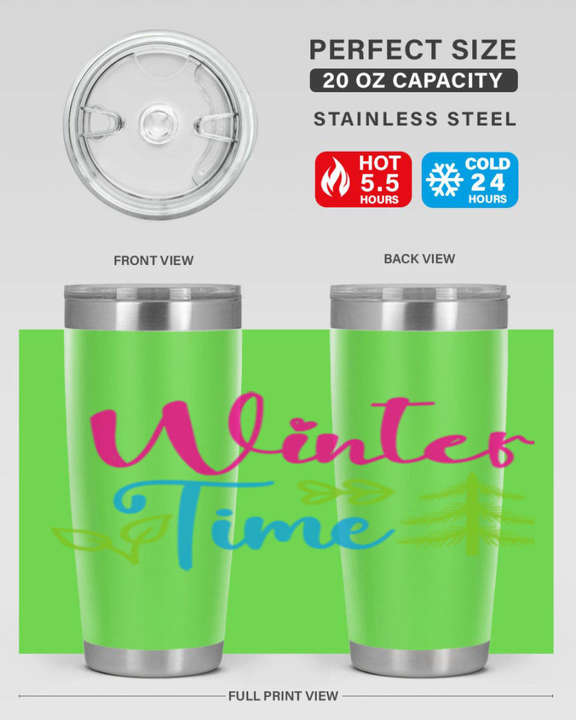 Winter Time 528#- winter- Tumbler