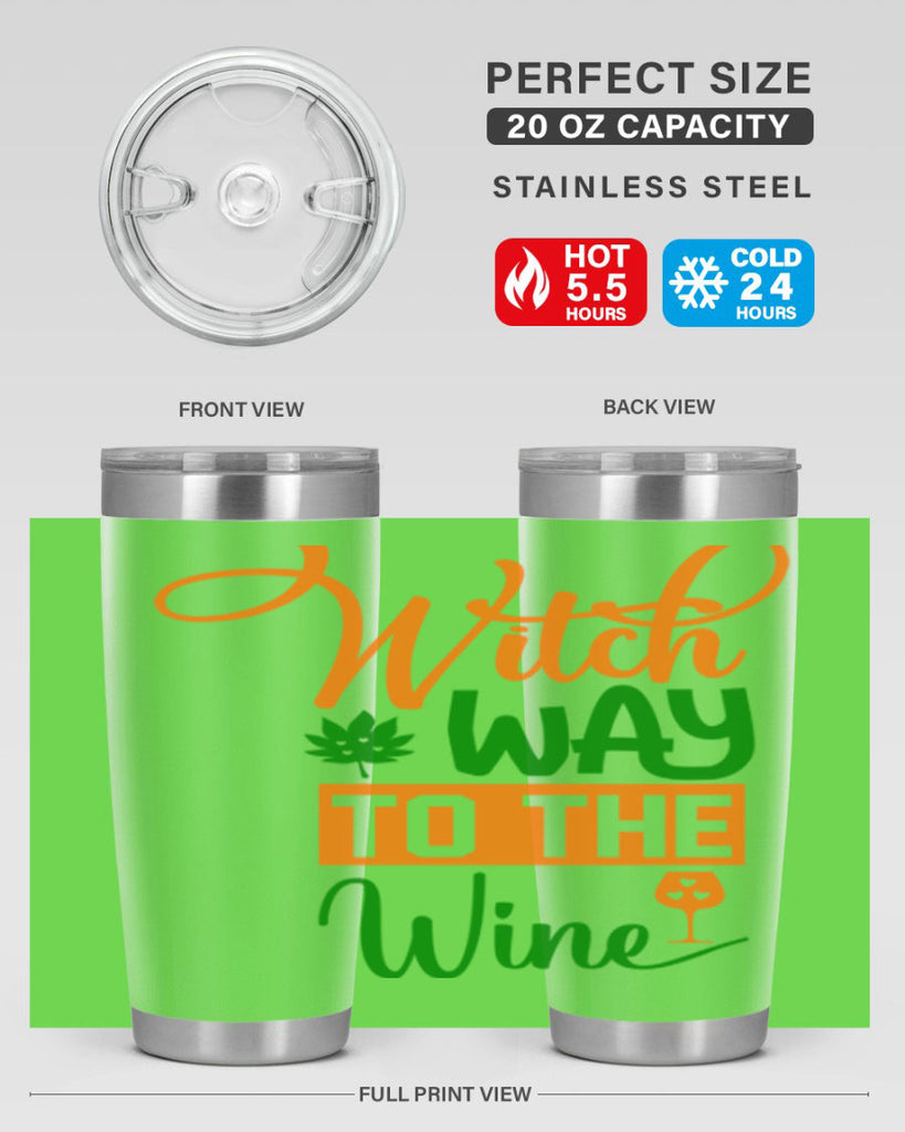 Witch Way to the Wine 650#- fall- Tumbler