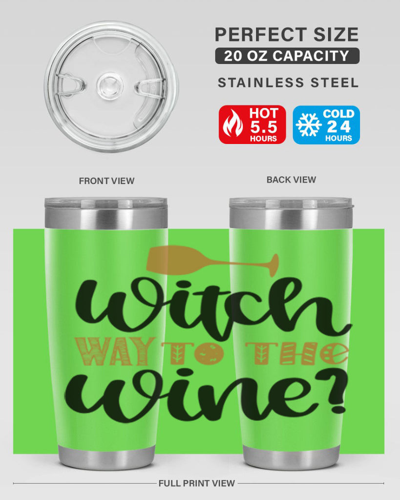 Witch Way to the Wine 651#- fall- Tumbler