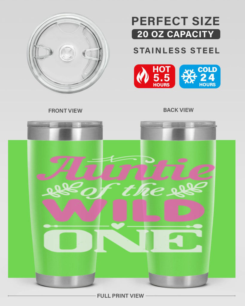 auntie of the wild one Style 63#- aunt- Tumbler