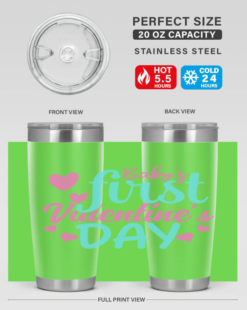 babys first valentines day Style 281#- baby- tumbler