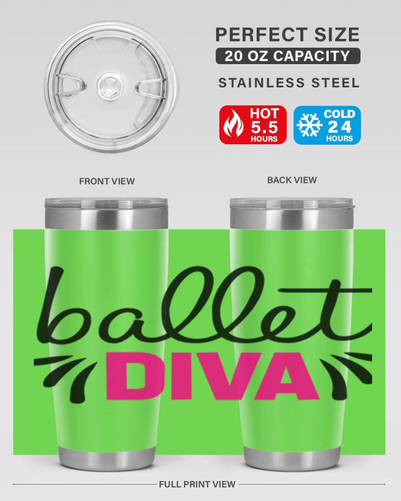 ballet diva 3#- ballet- Tumbler