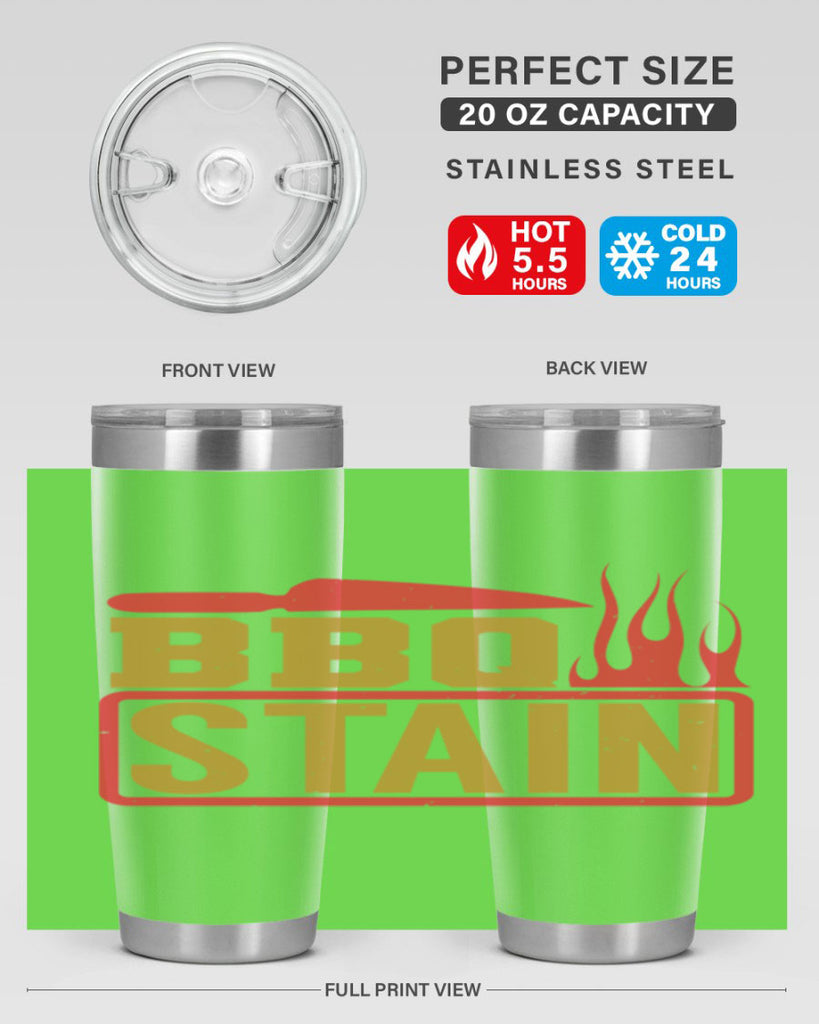 bbq stain 3#- bbq- Tumbler