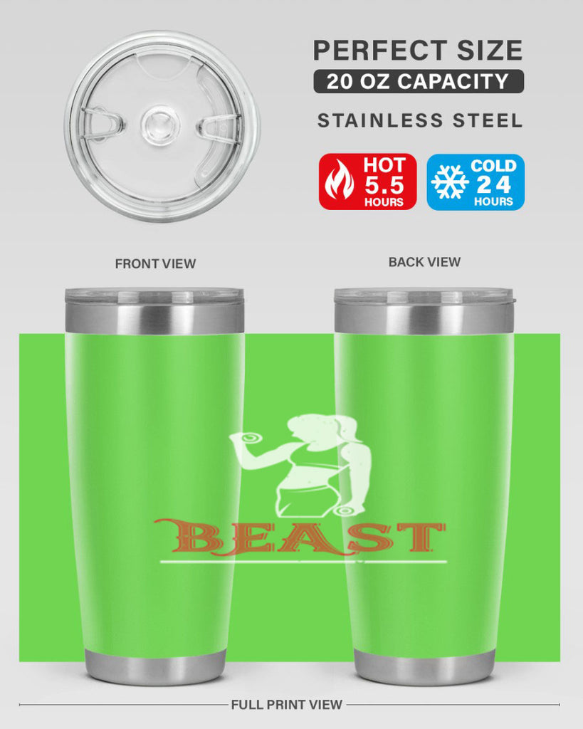 beast 102#- gym- Tumbler