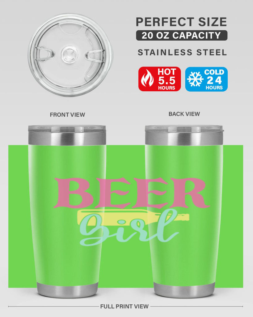 beer girl 132#- beer- Tumbler