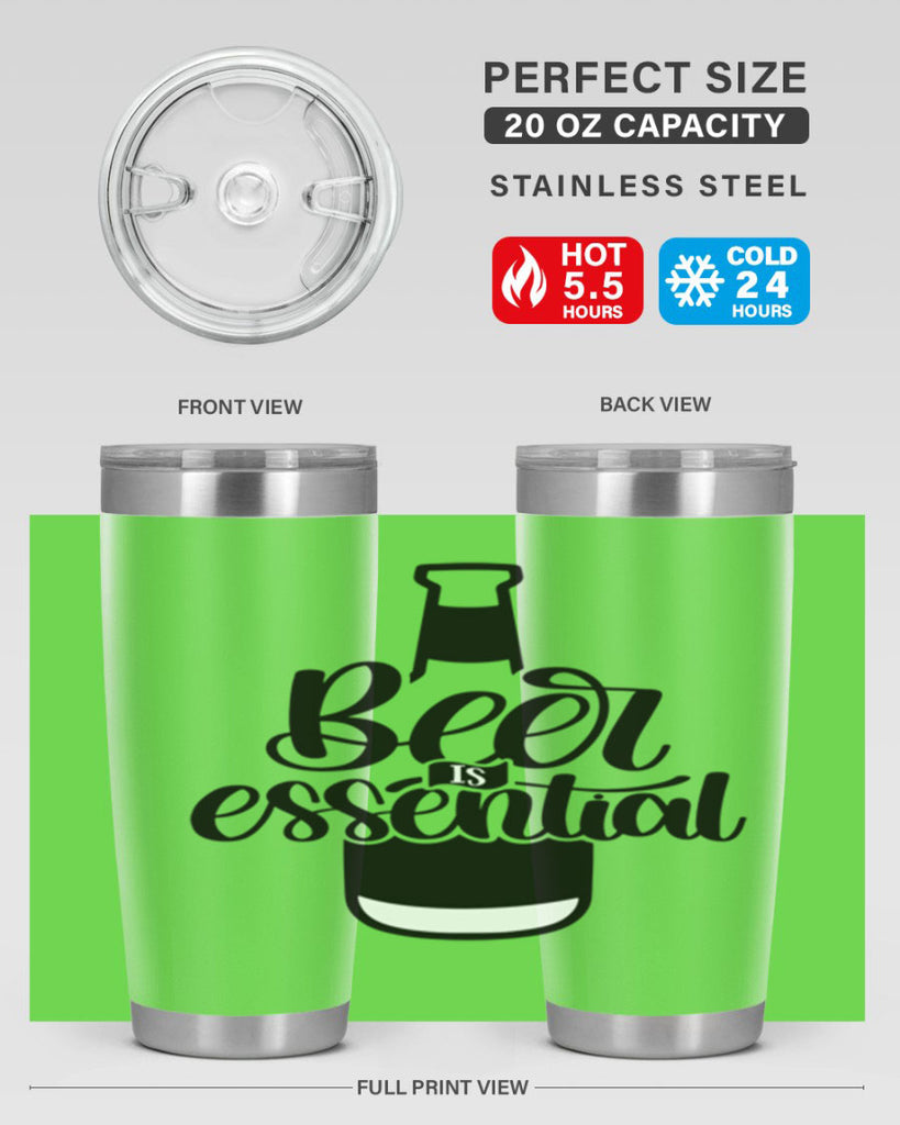 beer is essential 48#- beer- Tumbler